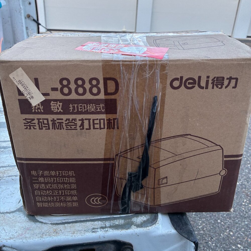 Deli DL-888D 108mm Thermal Label Printer BRAND NEW IN BOX
